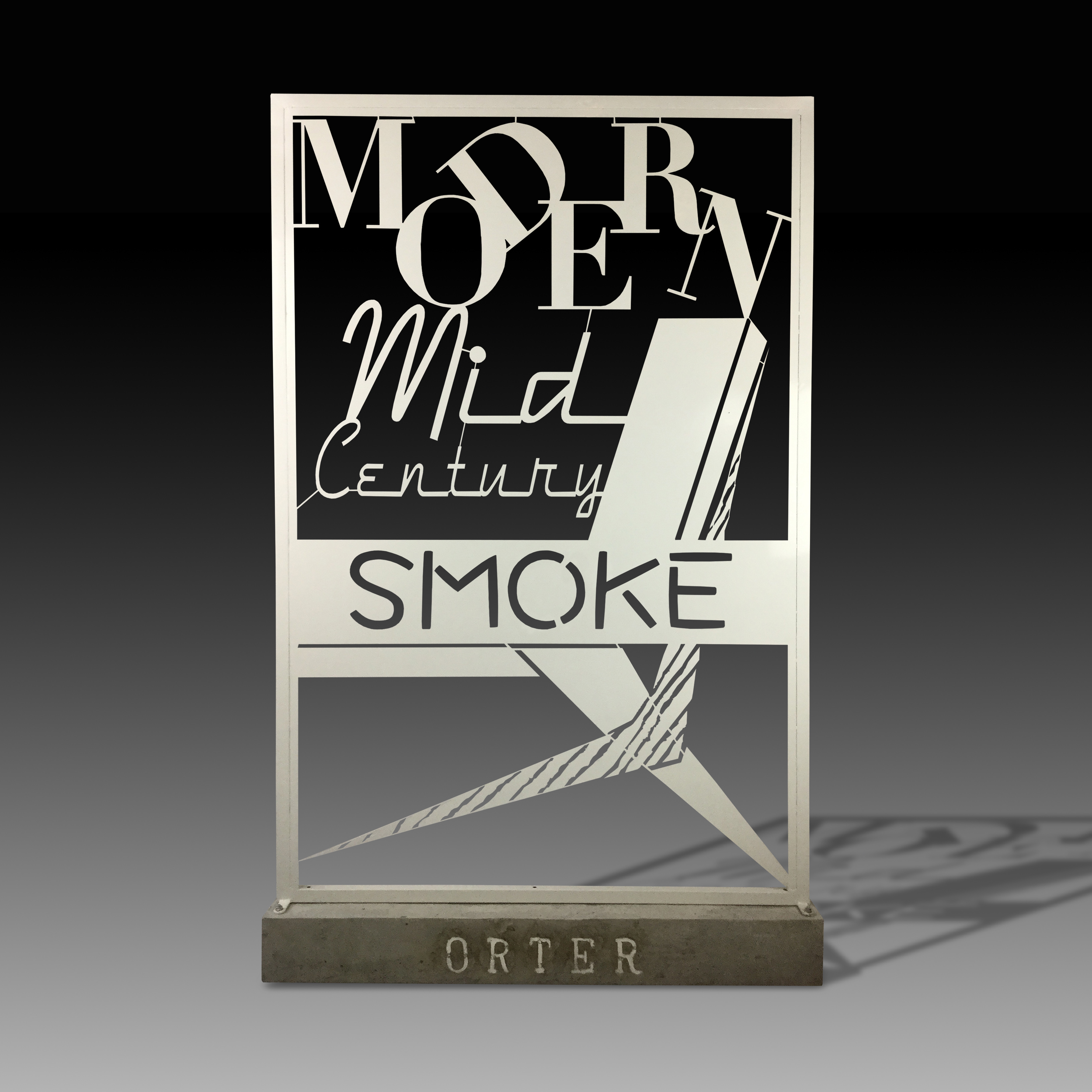 Smoke Metal signage