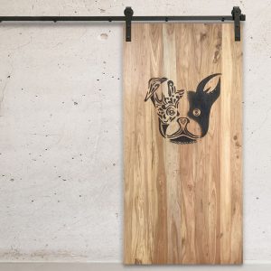 Boston Charred Barn Door