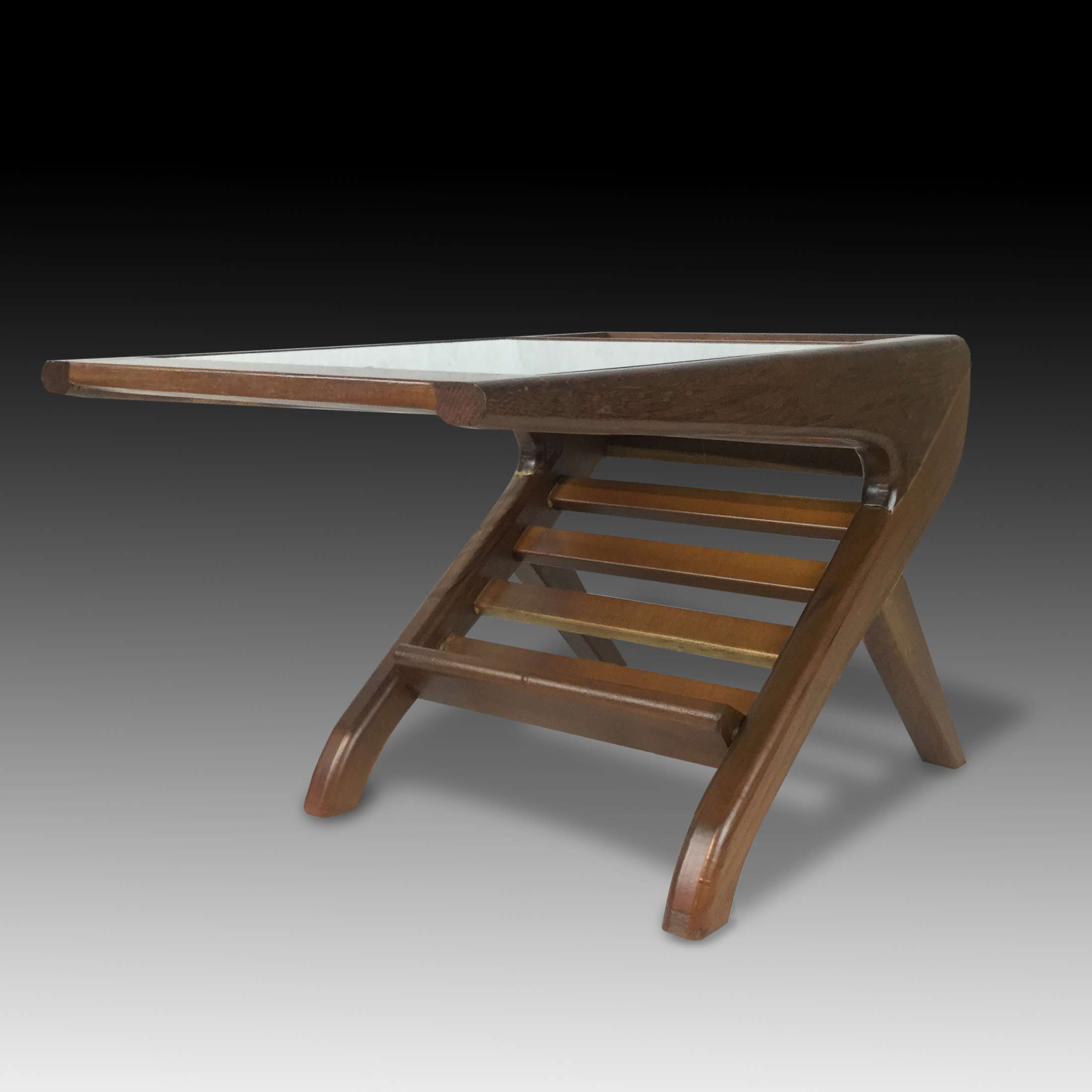 Side kick mini teak wood coffee table