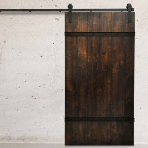 Smoke Panel Barn Door