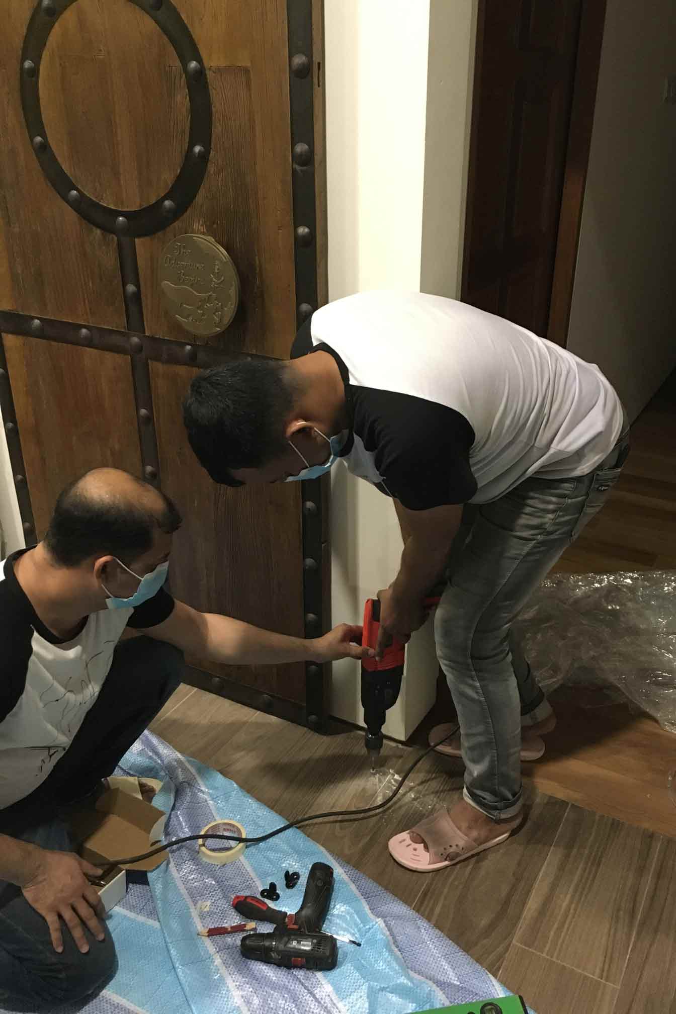 Barn door customer house