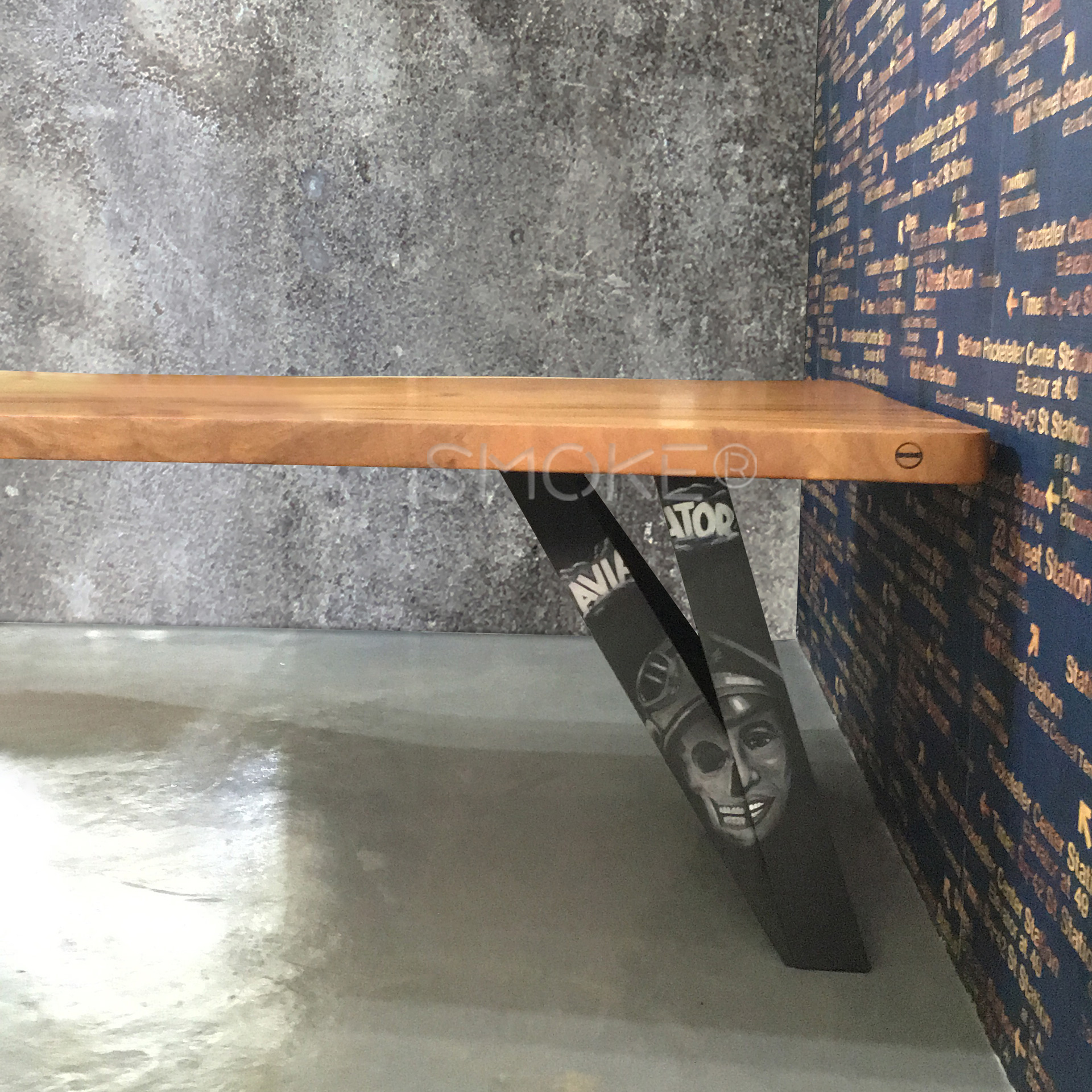 Aviator suar wood dining table