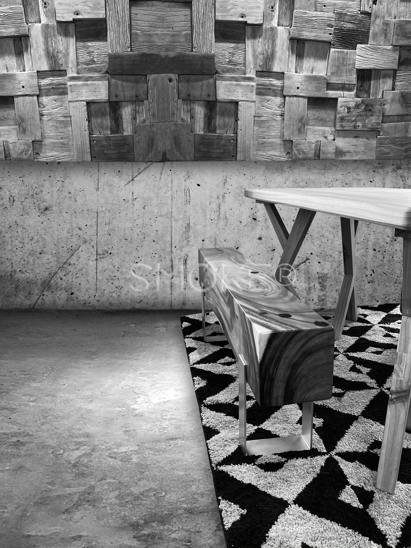 Jefferson wooden Dining Table