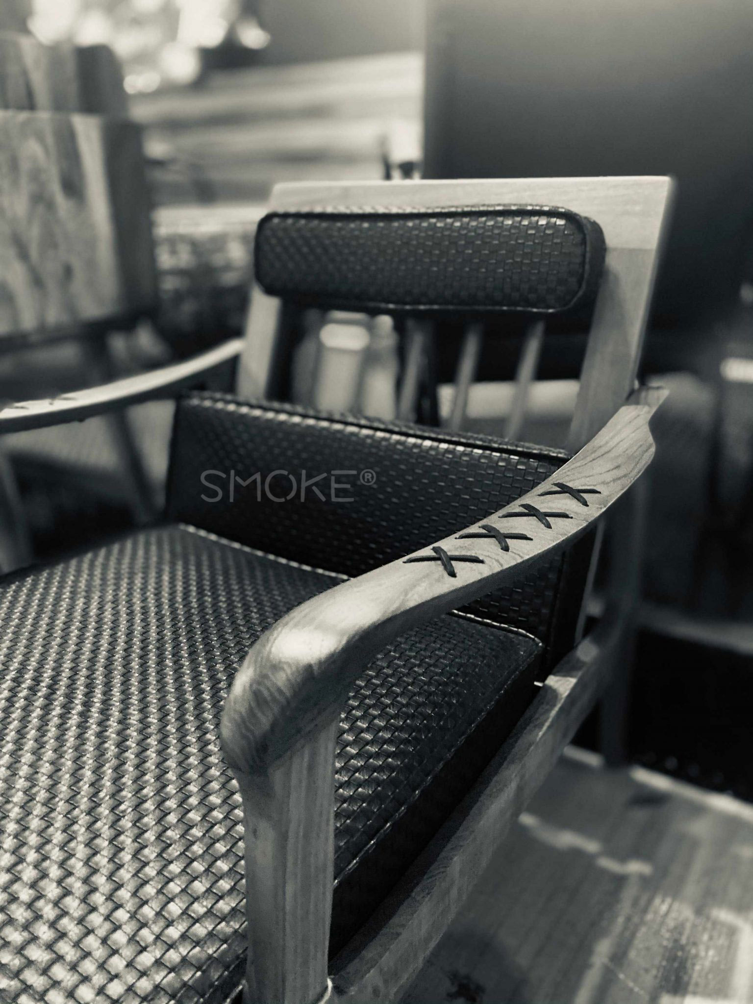 Armchair smoke with watermark