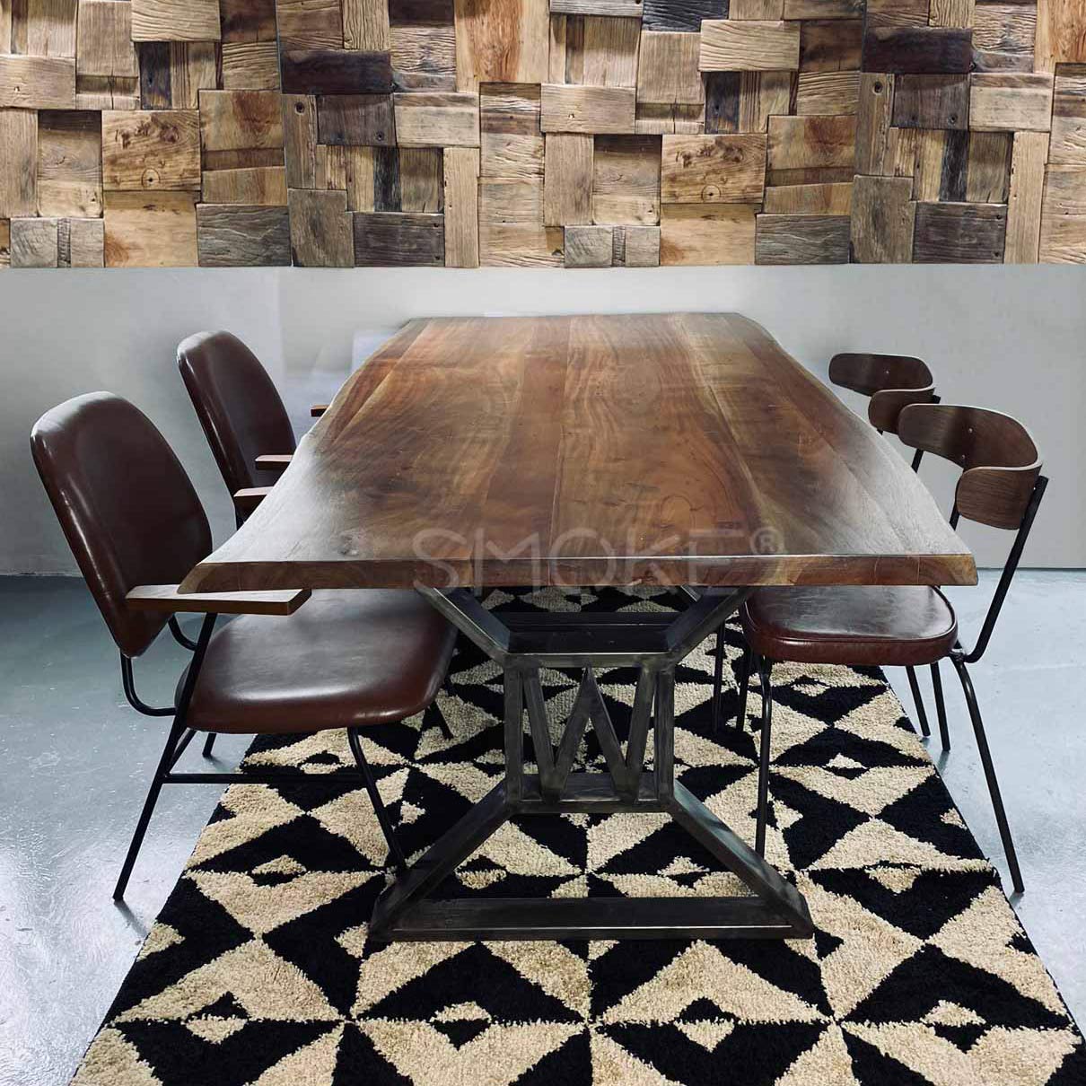 dining table with designer legs