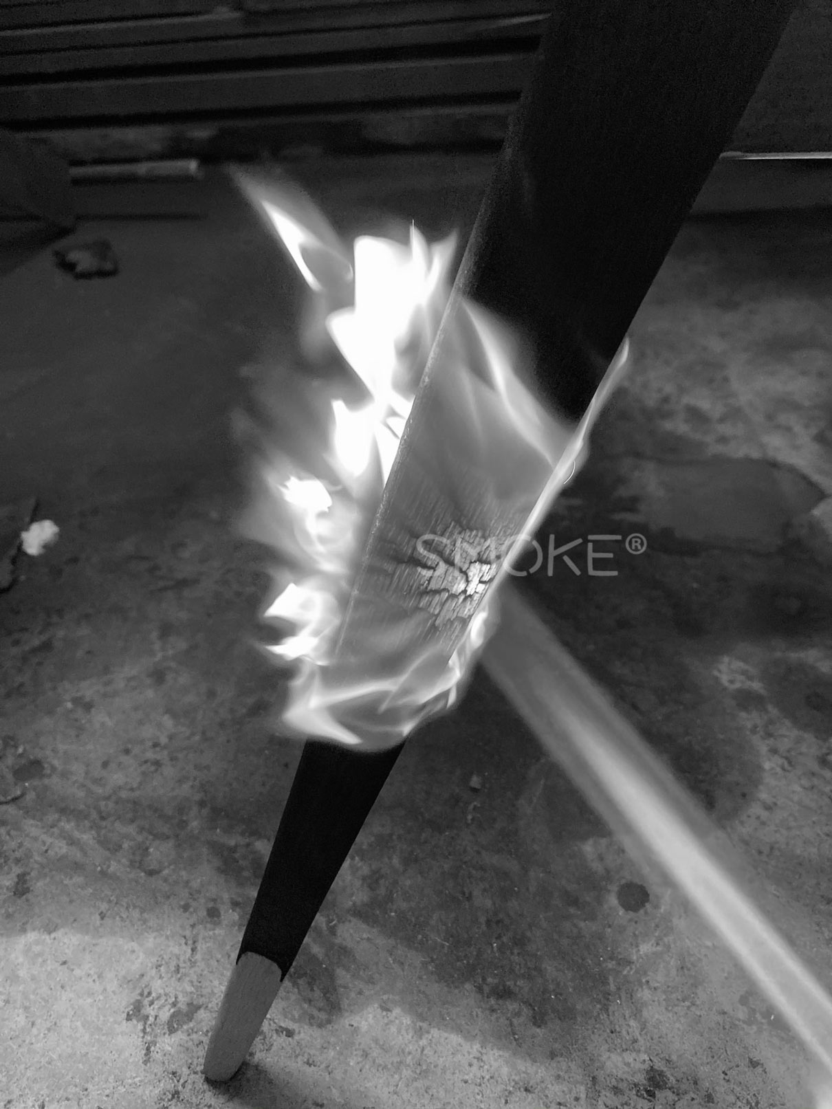 Mahogany coffee table leg shousugiban 2