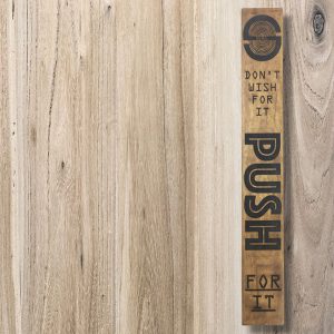 Push handle barn door