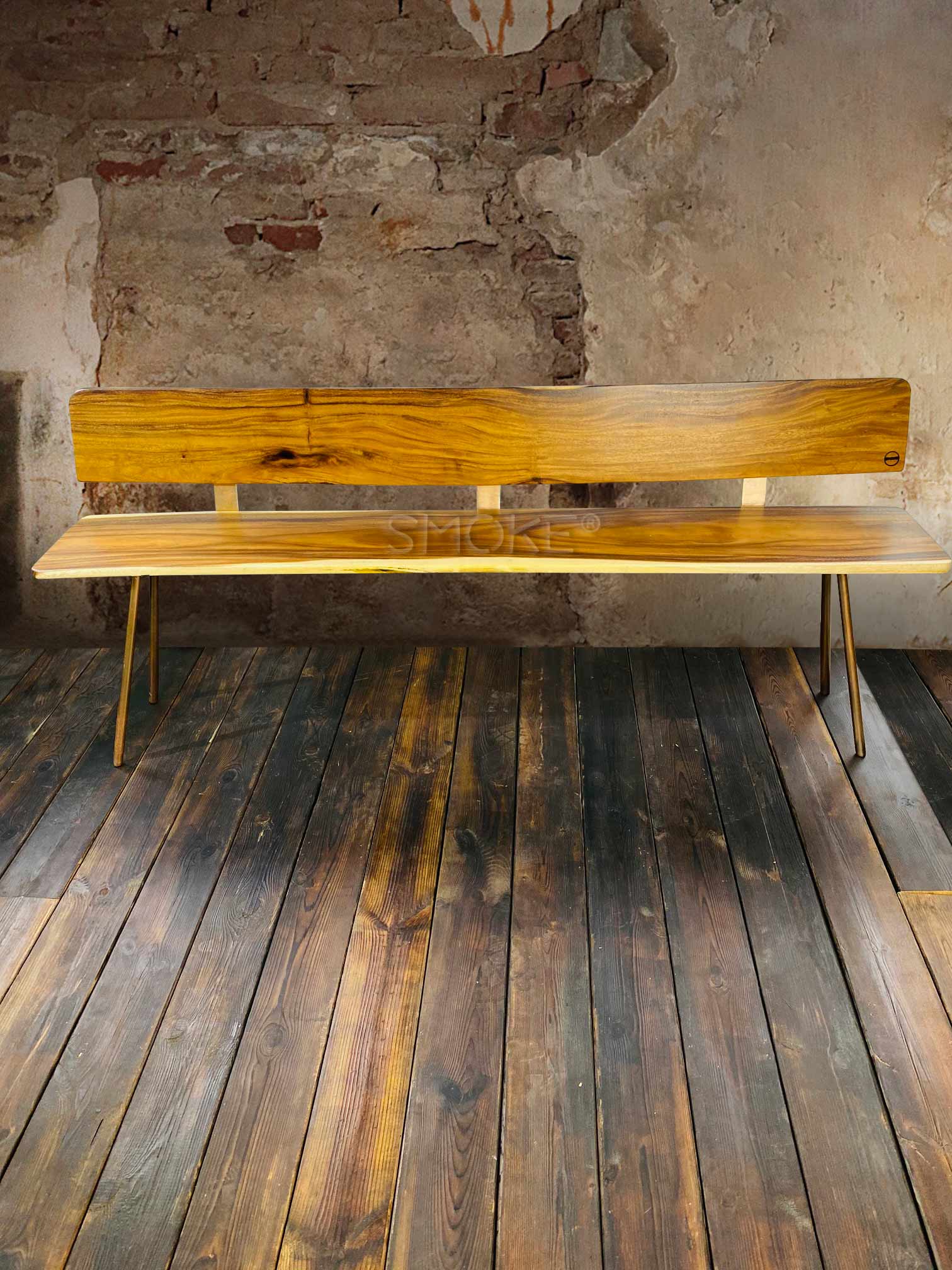 bjorn wood bench