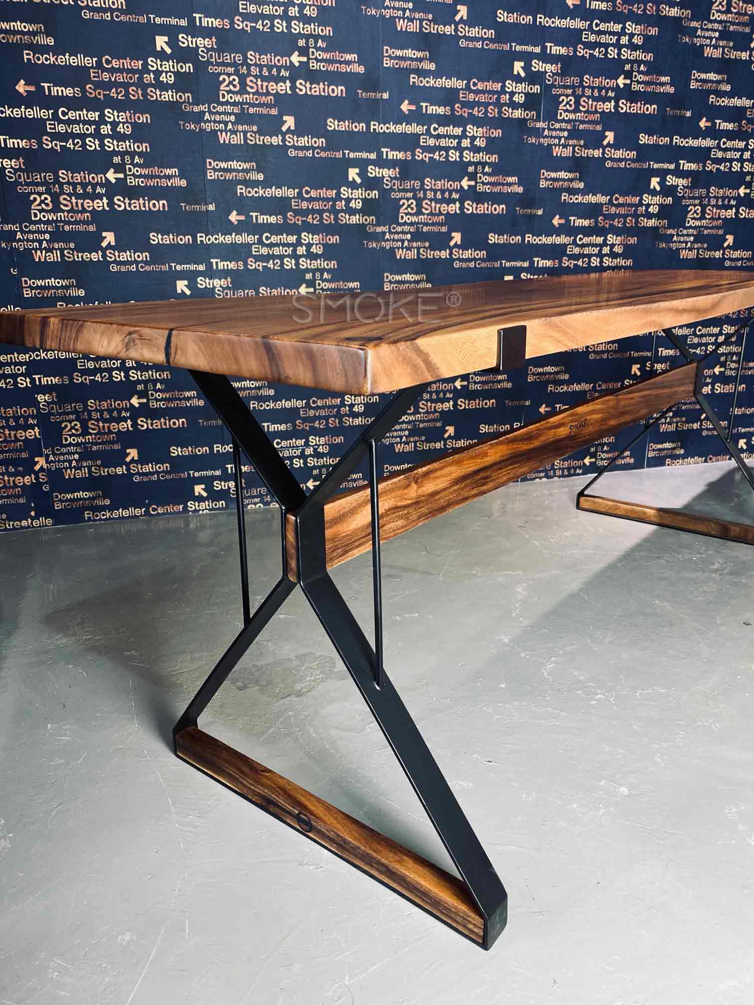 smoke dining table
