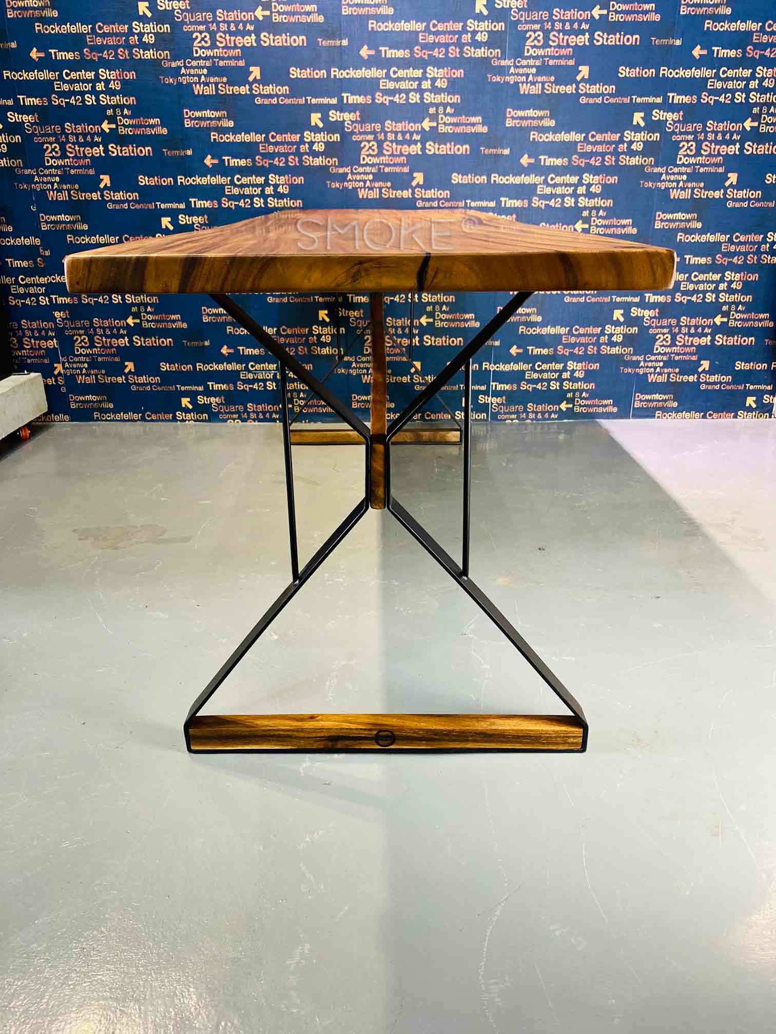 dining table from smoke