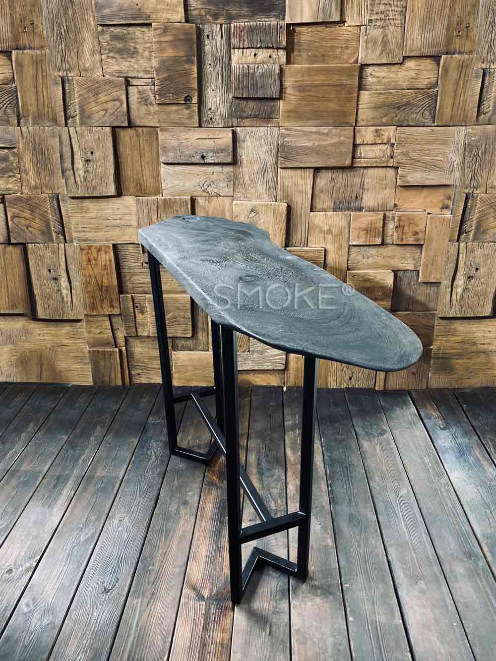 wooden standing table