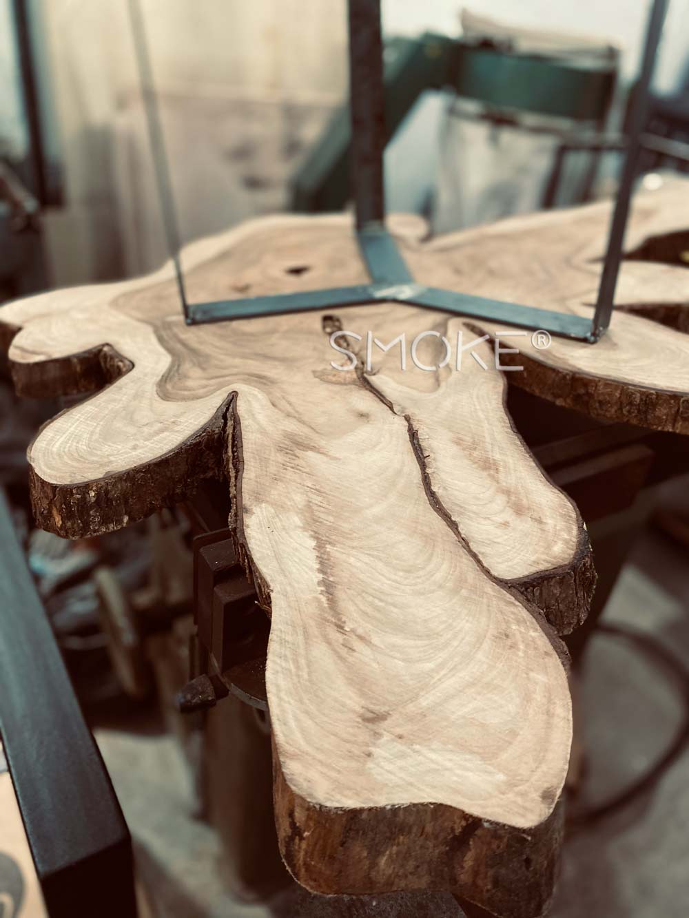 handcrafted echelin coffee table