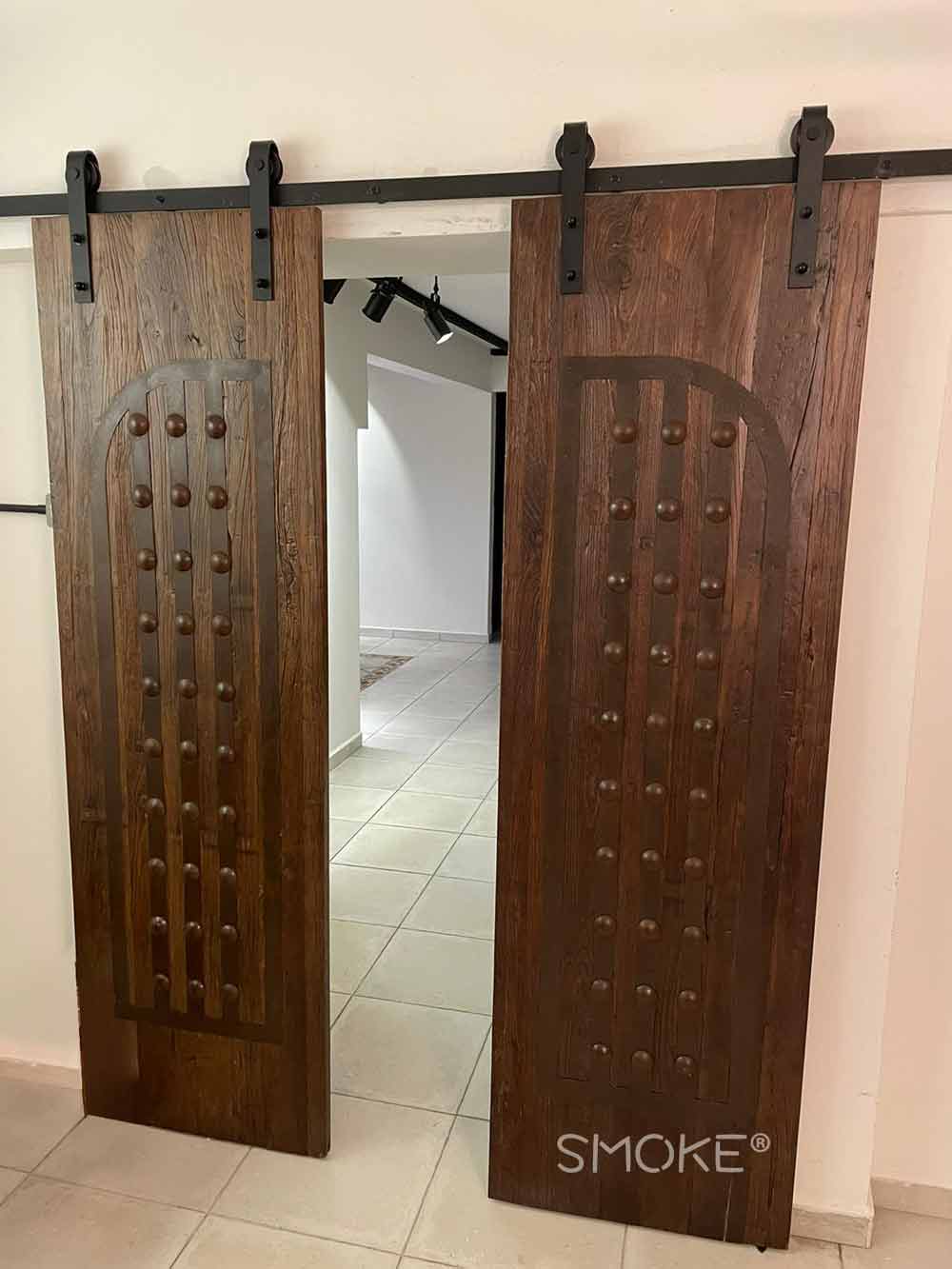 two barn door