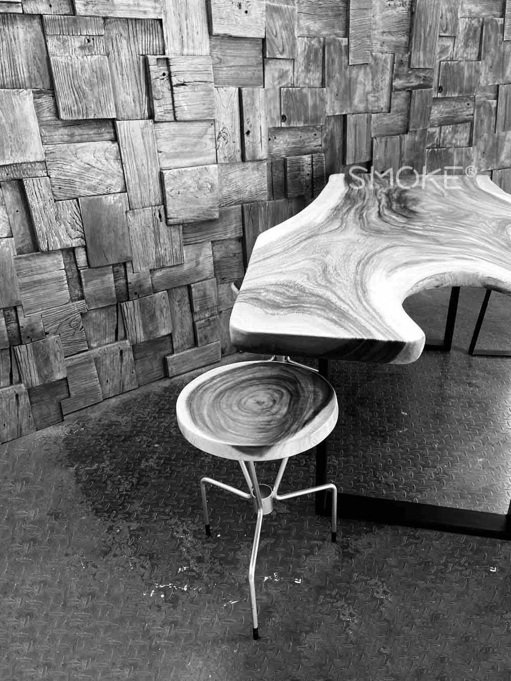 designer wooden table