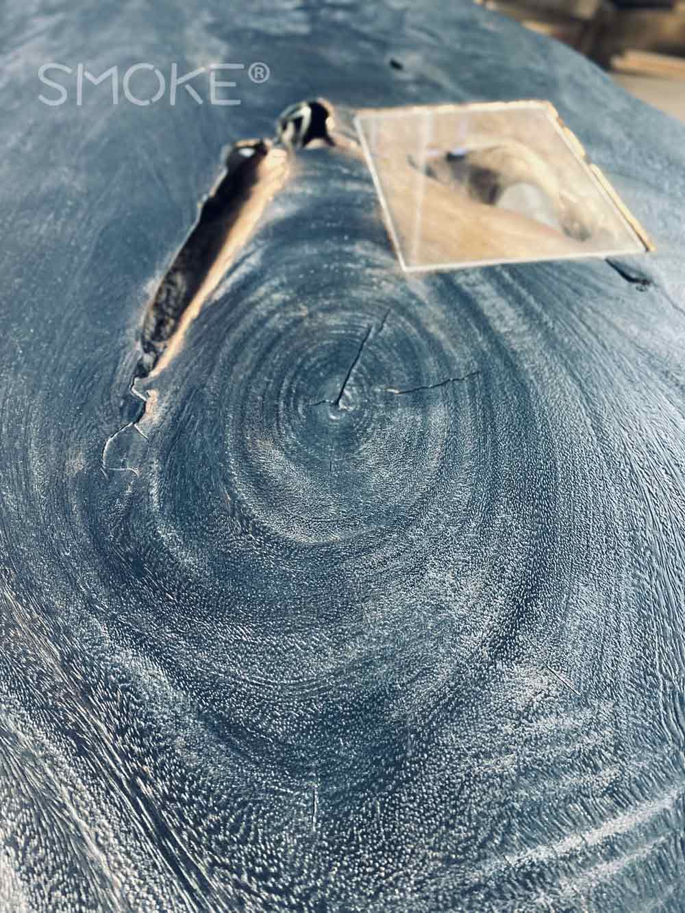 wooden functional table