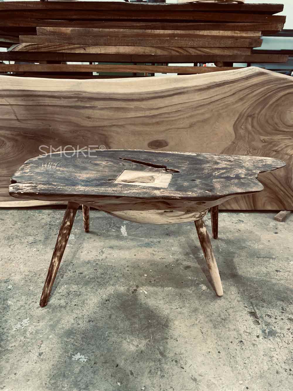 suar wood coffee table