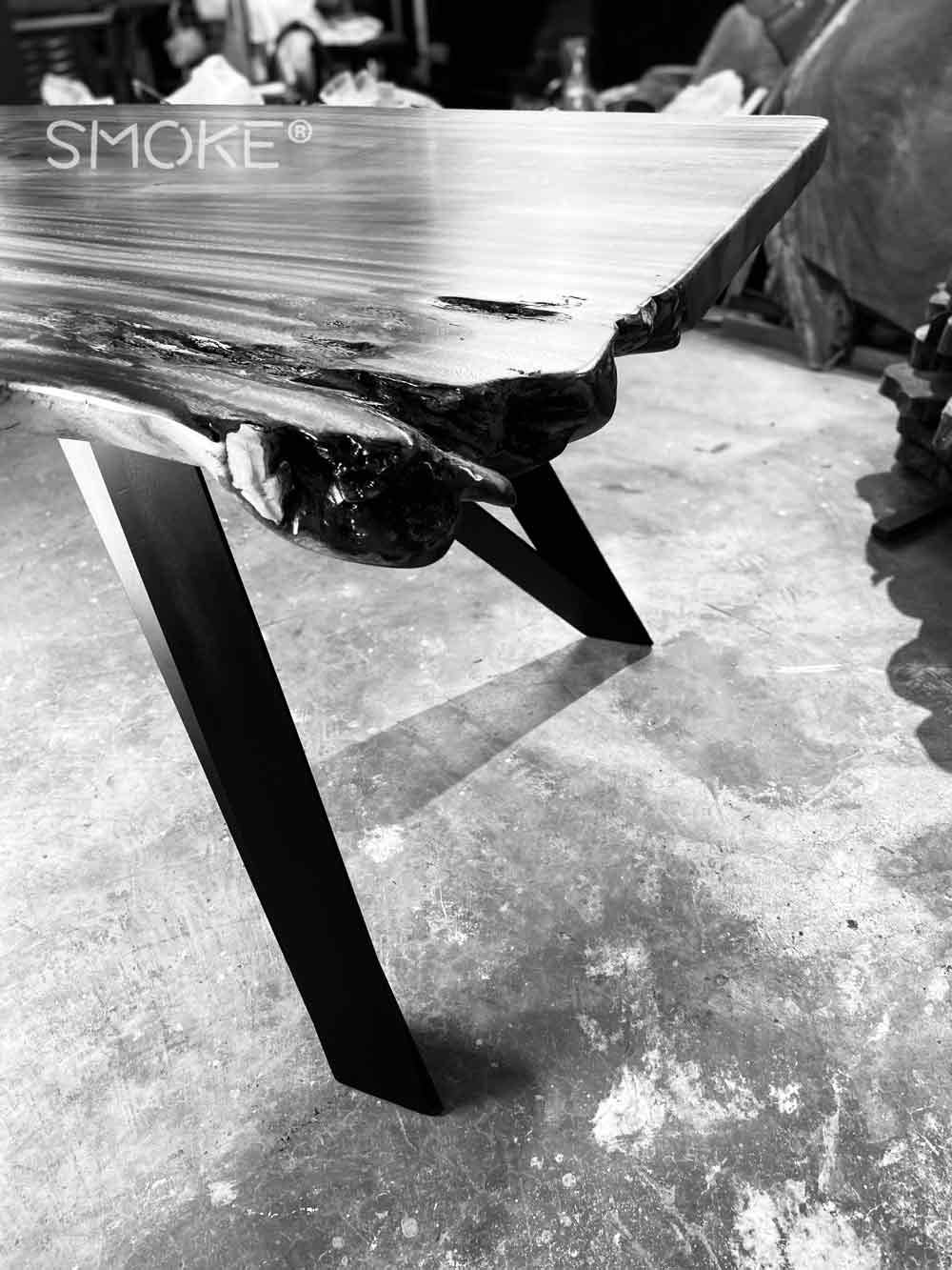 handcrafted natural edge table top