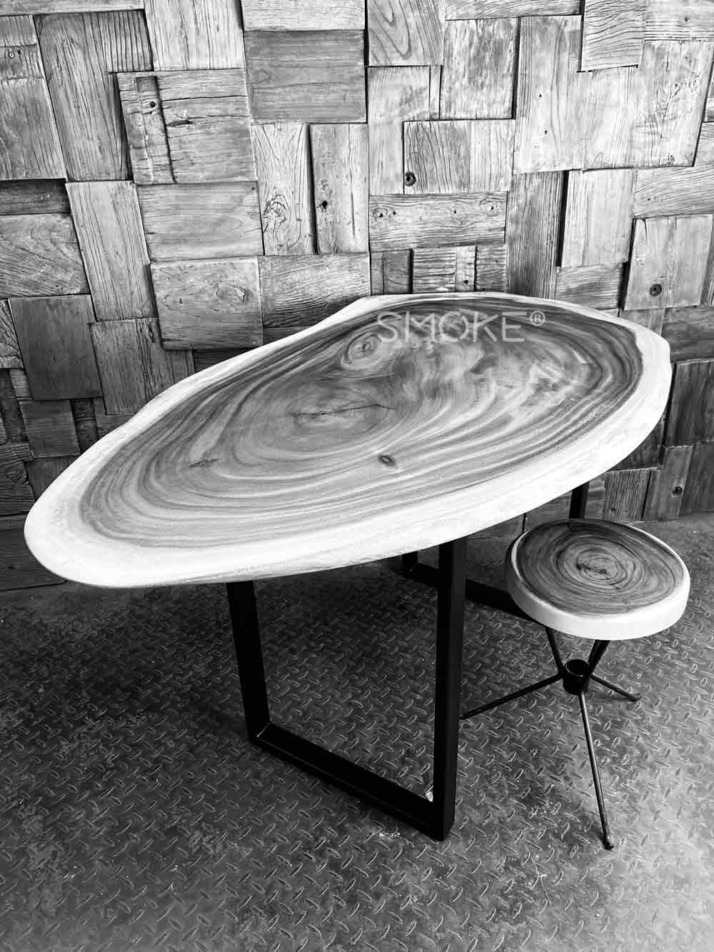 wooden dining table