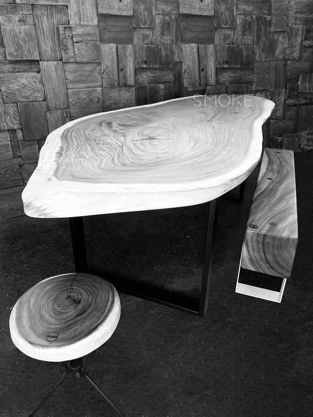 dining table with bench & chair