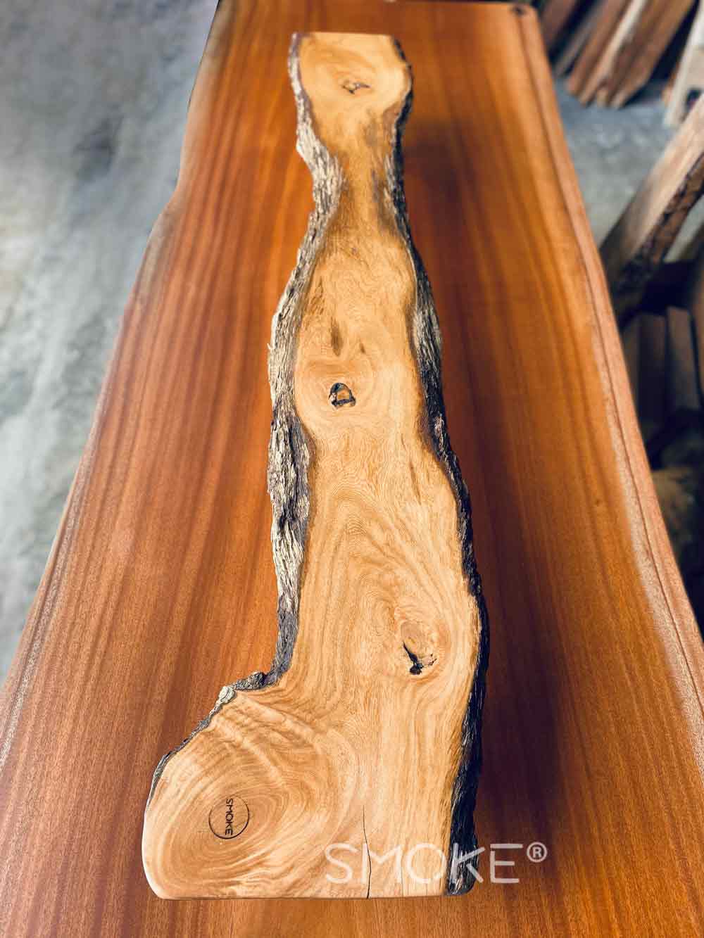 live edge wooden home decor