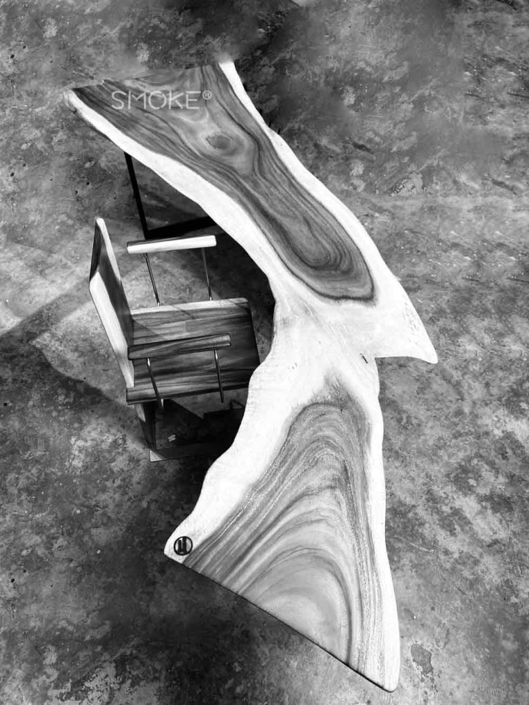 suar wood table