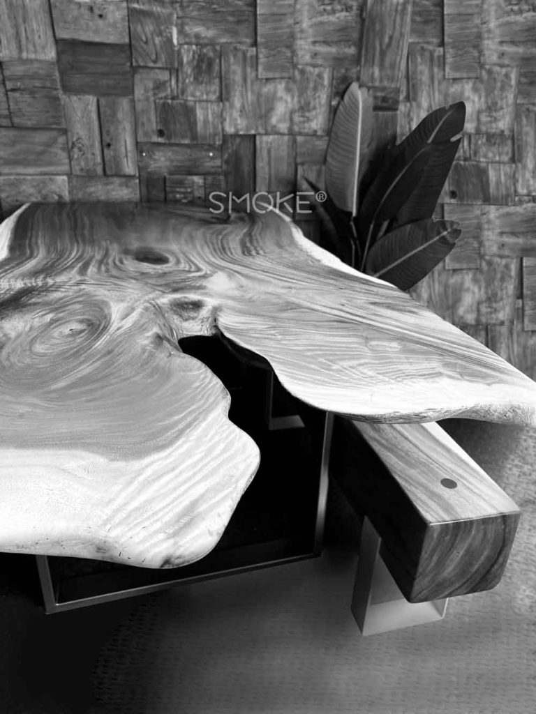 Handcrafted live edge dining table