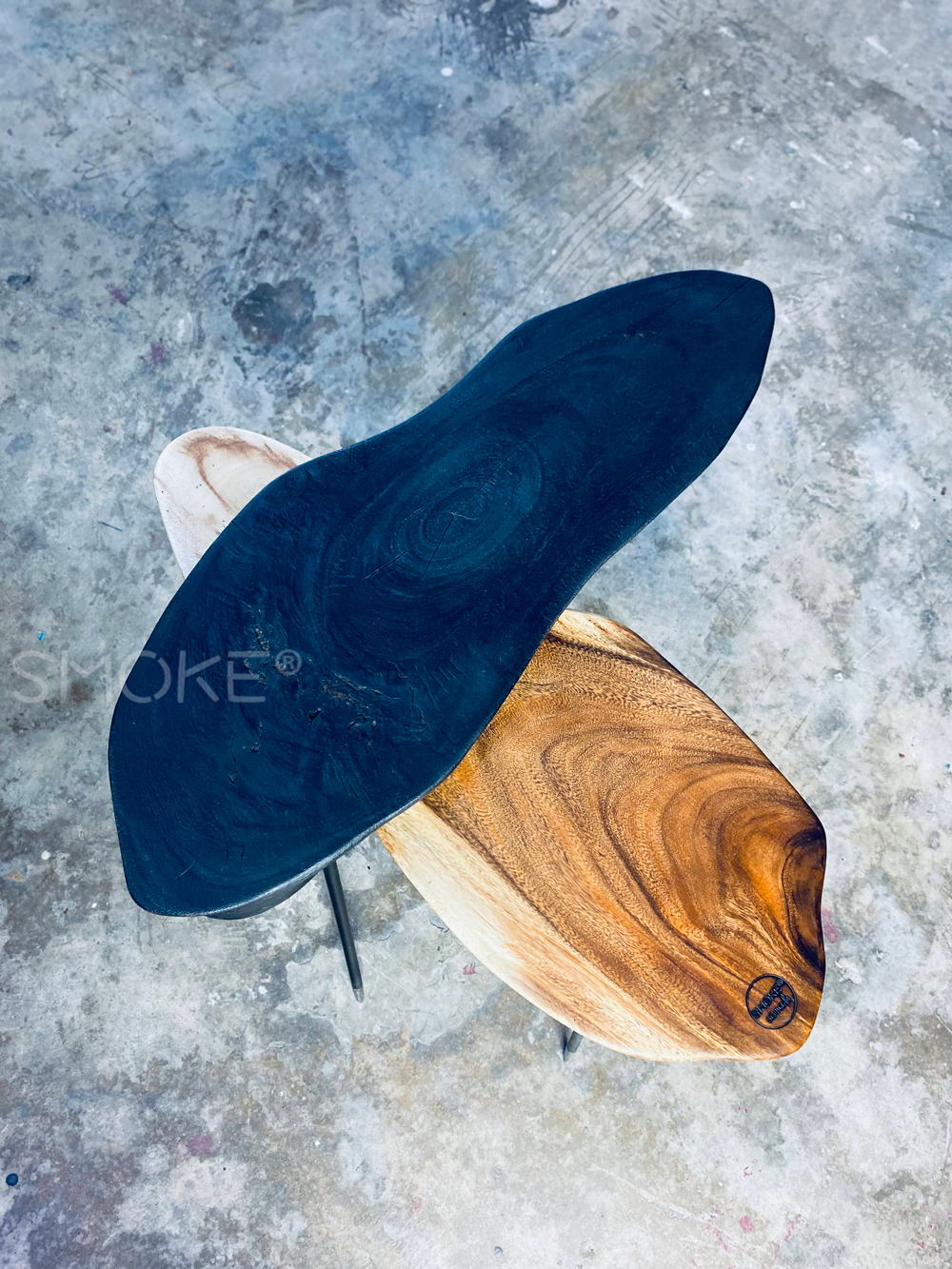 suarwood and charred black angsana