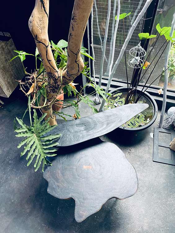 Charred Coffee Table